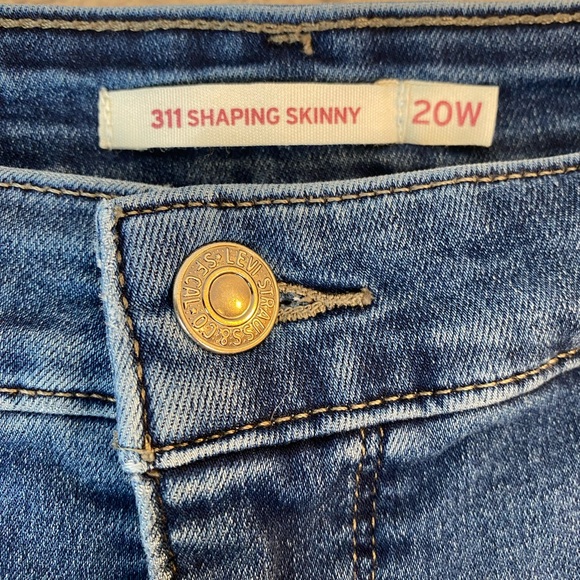Levi’s Shaping Skinny Blue Jeans size 20W - Picture 5 of 7